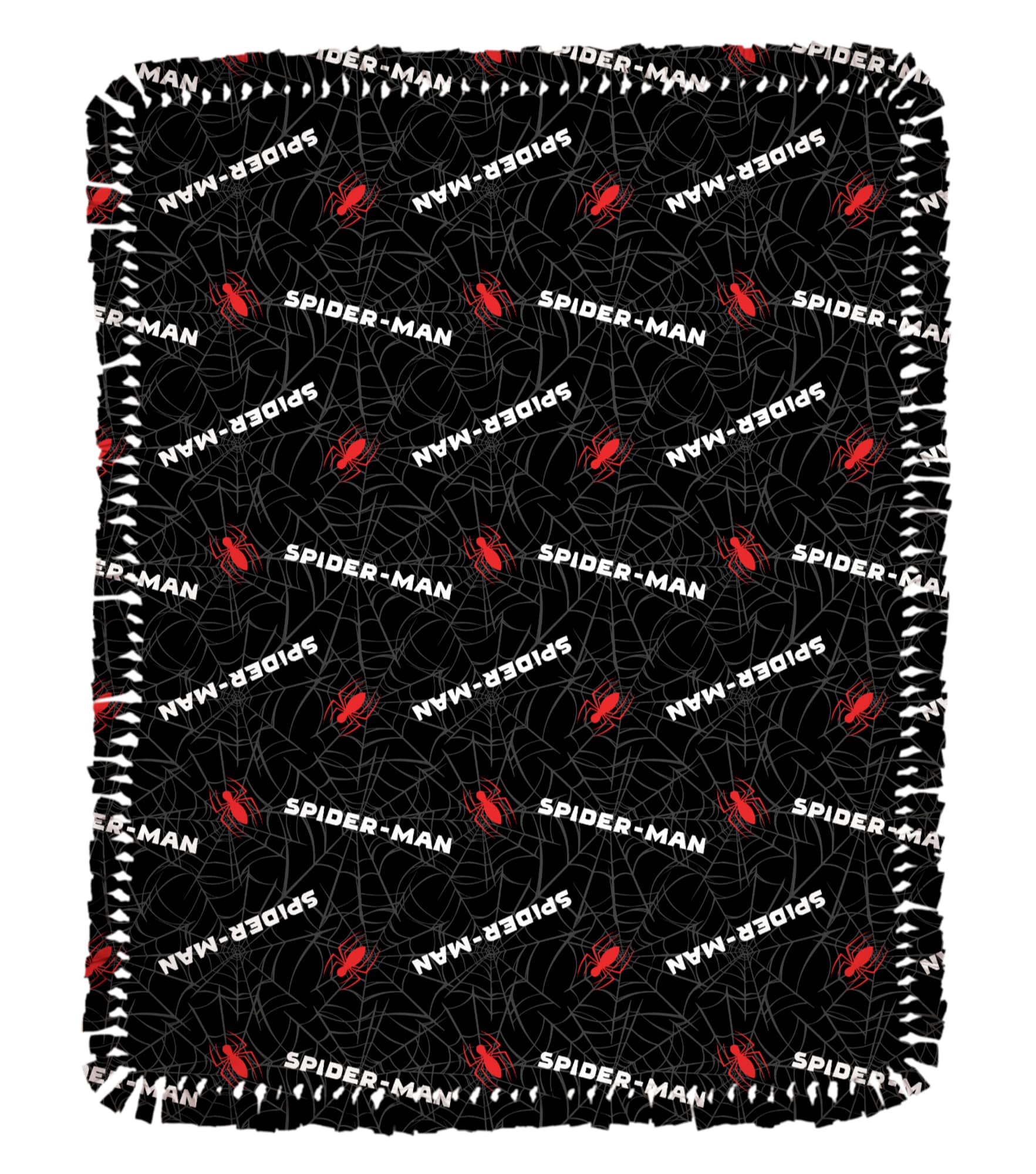Spider-Man 72" Graffiti Art No Sew Fleece Throw Kit